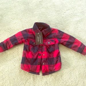 Little Bipsy Button Flannel (Boy 6 - 12 months)